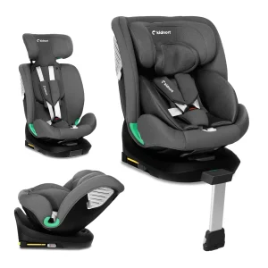Ghế Ngồi Ô Tô Kidnort (40-150cm) – Chuẩn i-Size, Chân Đỡ An Toàn Tuyệt Đối